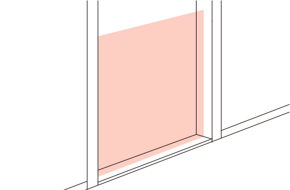 間仕切りの線画